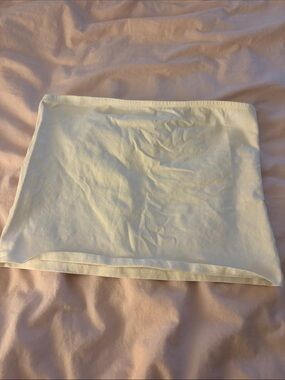 H&M White Cotton Tube Top - Basic